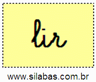 Sílaba LIR