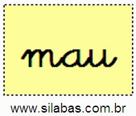 Sílaba MAU