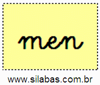 Sílaba MEN