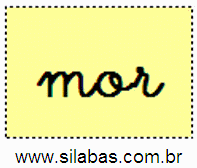 Sílaba MOR