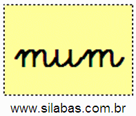 Sílaba MUM