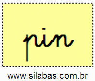 Sílaba PIN