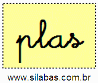 Sílaba PLAS