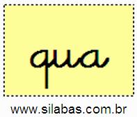 Sílaba QUA