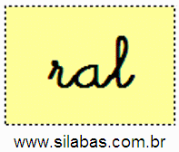 Sílaba RAL