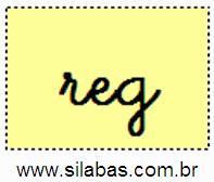 Sílaba REG