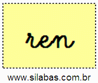 Sílaba REN