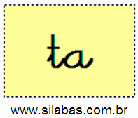 Sílaba TA