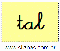 Sílaba TAL