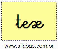 Sílaba TEX