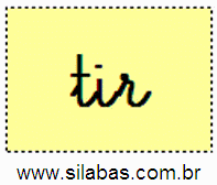 Sílaba TIR