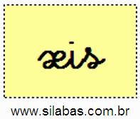 Sílaba XIS